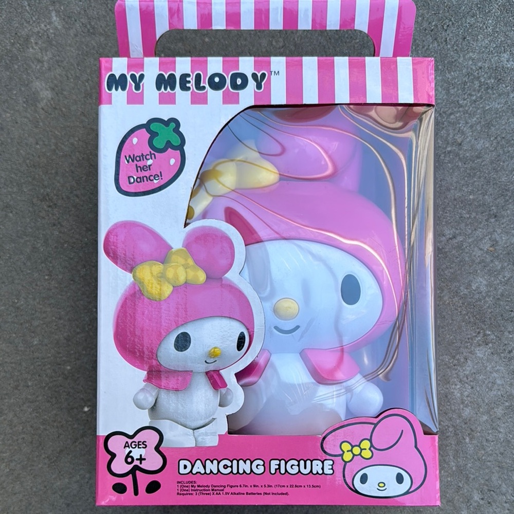 Sanrio My Melody Pink and White Dancing Doll Set brand new in box